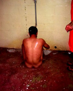 Naked detainees harassed, tutored and sexually abused. 